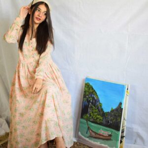 PINK FLORAL FROCK - Image 3