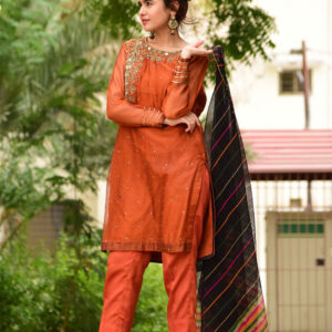 NARANGI DRESS