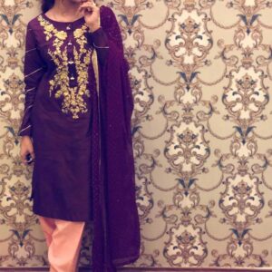 PURPLE & PINK DRESS