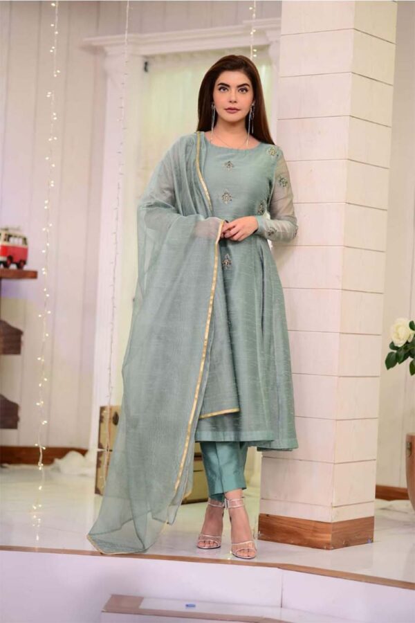 FADED SEA GREEN PISHWAS