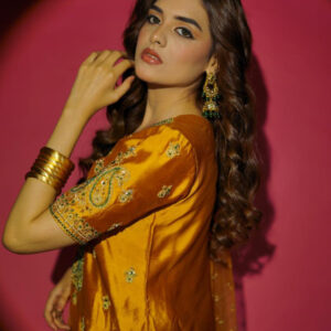 SHEHNAIYAN'24 (MAYON YELLOW ORANGE SHALWAAR) - Image 7