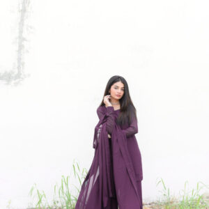 KS By Amna Ismail ( JAMNI PLAZO DRESS)