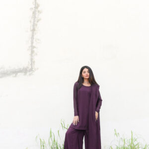 KS By Amna Ismail ( JAMNI PLAZO DRESS) - Image 5