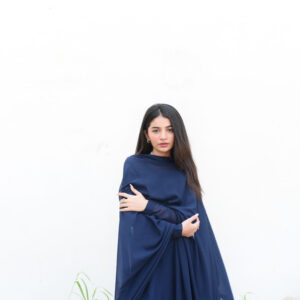 AKS By Amna Ismail ( BLUE PLAZO DRESS) - Image 2