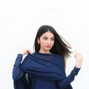 AKS By Amna Ismail ( BLUE PLAZO DRESS) - Image 4