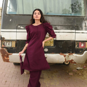 AKS (Burgundy Shalwar kameez ) - Image 8