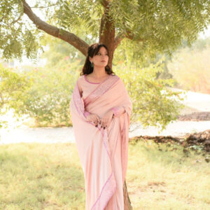 ROSIE LIGHT PINK SAREE - Image 3