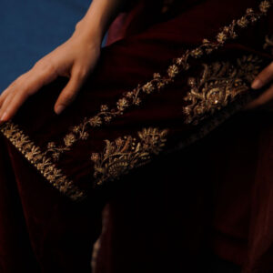 SAFFRON COLLECTION ‘24 MAROON VELVET - Image 6