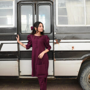 AKS (Burgundy Shalwar kameez ) - Image 4