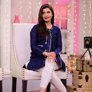 NAVY BLUE SHIRT & TULIP - Image 2