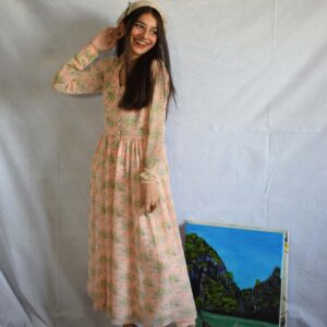 PINK FLORAL FROCK - Image 4