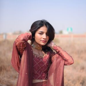 TEA PINK LEHANGA CHOLI - Image 3