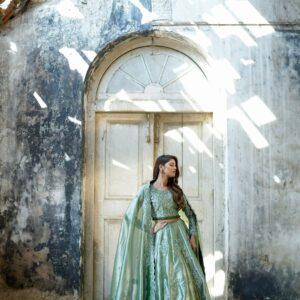 ZEBAISH E ZAMANA ( Lama lehanga choli ) - Image 2