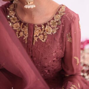 MEETHI EID '24 ( MAUVE EMB DRESS ) - Image 6
