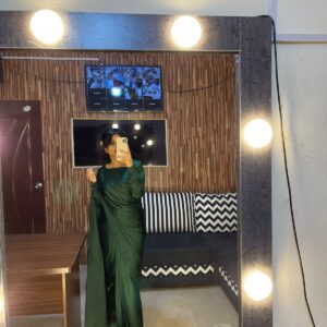 GREEN SILK SAREE - Image 4