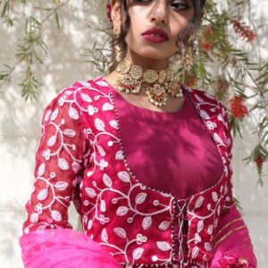 RUBY EMBRIODED PISHWAS - Image 5
