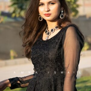 NEGRA (black embrioded full pishwas) - Image 6