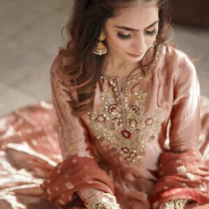 PINK/GOLD LAMA DRESS - Image 5