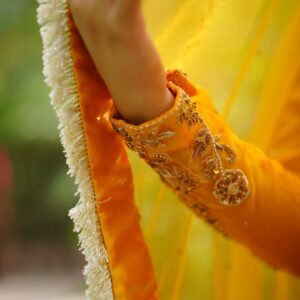 ROSHAN ( YELLOW EMBRIODERED DRESS ) - Image 3