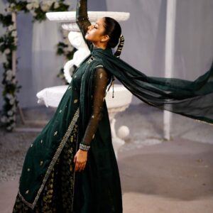 BAGHBAAN (GREEN LEHANGA DRESS) - Image 6