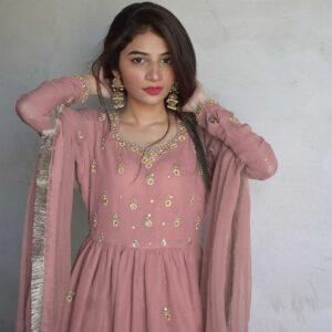 PASTEL ANARKALI FROCK - Image 4
