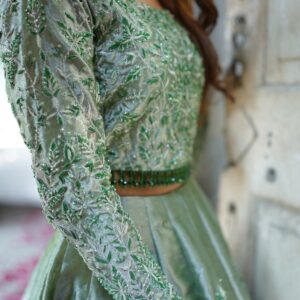 ZEBAISH E ZAMANA ( Lama lehanga choli ) - Image 9