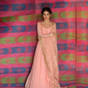 ROSE PINK PEARL ANARKALI