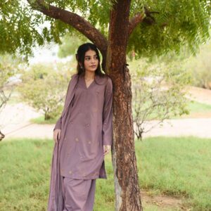 AKS ( MAUVE SHALWAR KAMEEZ ) - Image 6