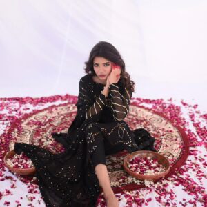 EID MEETHI '24 ( BLACK KAMDANI DRESS ) - Image 4