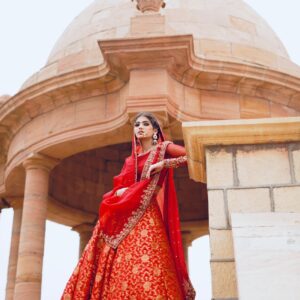 SURKH BRIDAL LEHANGA - Image 8