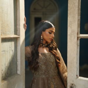ZEBAISH E ZAMANA ( CHAMPANGE DRESS ) - Image 6