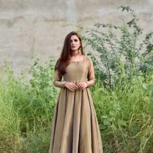 BRONZE LAMA DRESS
