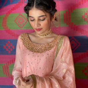 ROSE PINK PEARL ANARKALI - Image 5