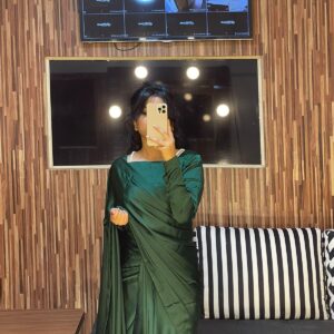 GREEN SILK SAREE - Image 5