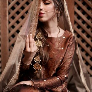 LAJPAAL "BROWN BROCADE" - Image 4