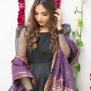 BLACK & PURPLE PISHWAS - Image 2