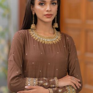 CRUSHED DUPATTA PISHWAS - Image 3
