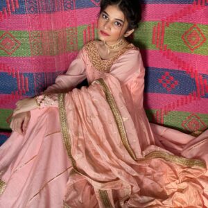 ROSE PINK PEARL ANARKALI - Image 3
