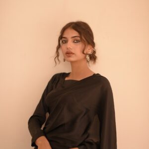 BLACK SILK SAREE - Image 2