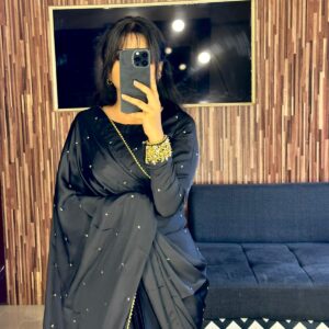 MAYON SAREE IN BLACK COLOR - Image 3
