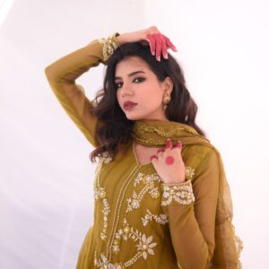 MEETHI EID'24 ( OLIVE GREEN PISHWAS ) - Image 3