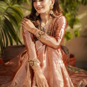 PINK/GOLD LAMA DRESS - Image 4