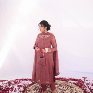 MEETHI EID '24 ( MAUVE EMB DRESS ) - Image 2