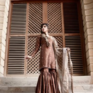 LAJPAAL "BROWN BROCADE"