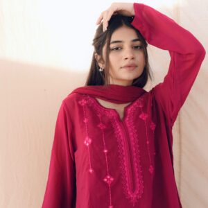 HOT PINK SHALWAAR KAMEEZ - Image 4