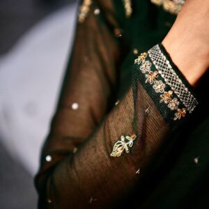 BAGHBAAN (GREEN LEHANGA DRESS) - Image 5