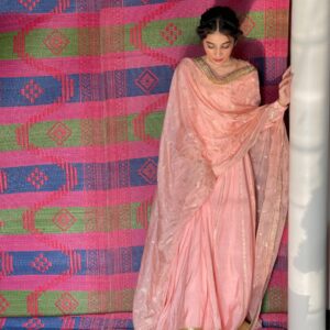ROSE PINK PEARL ANARKALI - Image 2