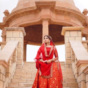 SURKH BRIDAL LEHANGA