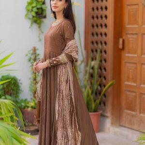 CRUSHED DUPATTA PISHWAS - Image 2