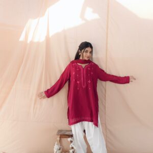 HOT PINK SHALWAAR KAMEEZ - Image 2